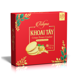 Bánh hộp Tolyno Khoai Tây – Đỏ 250g